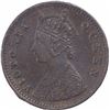 Image 2 : Copper One Twelfth Anna Coin of Victoria Queen of Calcutta Mint of 1875.