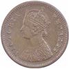 Image 2 : Copper One Twelfth Anna Coin of Victoria Empress of Bombay Mint of 1877.