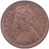 Image 2 : Copper One Twelfth Anna Coin of Victoria Empress of Bombay Mint of 1883.