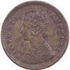 Image 2 : Copper One Twelfth Anna Coin of Victoria Empress of Bombay Mint of 1884.