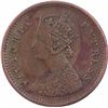 Image 2 : Copper One Twelfth Anna Coin of Victoria Empress of Bombay Mint of 1886.