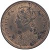 Image 2 : Copper One Twelfth Anna Coin of Victoria Empress of Calcutta Mint of 1887.
