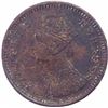 Image 2 : Copper One Twelfth Anna Coin of Victoria Empress of Bombay Mint of 1887.