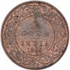 Image 1 : Copper One Twelfth Anna Coin of Victoria Empress of Calcutta Mint of 1894.