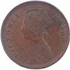 Image 2 : Copper One Twelfth Anna Coin of Victoria Empress of Calcutta Mint of 1897.