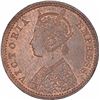 Image 2 : Copper One Twelfth Anna Coin of Victoria Empress of Calcutta Mint of 1898.