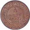 Image 1 : Copper One Twelfth Anna Coin of Victoria Empress of Calcutta Mint of 1899.