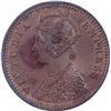 Image 2 : Copper One Twelfth Anna Coin of Victoria Empress of Calcutta Mint of 1899.