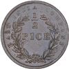 Image 2 : Copper Half Pice Coin of East India Company of Calcutta Mint of 1853.