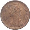 Image 2 : Copper Half Pice Coin of Victoria Queen of Calcutta Mint of 1862.