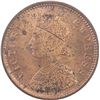 Image 2 : Copper Half Pice Coin of Victoria Empress of Calcutta Mint of 1895.