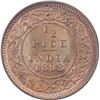Image 1 : Copper Half Pice Coin of Victoria Empress of Calcutta Mint of 1898.
