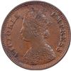 Image 2 : Copper Half Pice Coin of Victoria Empress of Calcutta Mint of 1900.