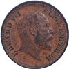 Image 2 : Copper Half Pice Coin of King Edward VII of Calcutta Mint of 1904.