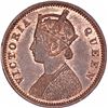 Image 2 : Copper One Quarter Anna Coin of Victoria Queen of Calcutta Mint of 1874.