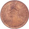 Image 2 : Copper Quarter Anna Coin of Victoria Empress of Calcutta Mint of 1891.