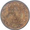 Image 1 : Copper Quarter Anna Coin of King George V of Calcutta Mint of 1927.
