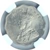 Image 2 : Copper Nickel One Anna Coin of King George V of Calcutta Mint of 1928.