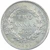 Image 2 : Silver Two Annas Coin of Victoria Queen of Bombay Mint of 1841.