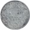 Image 1 : Silver Two Annas Coin of Victoria Empress of Calcutta Mint of 1877.