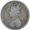 Image 2 : Silver Two Annas Coin of Victoria Empress of Bombay Mint of 1884.