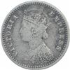 Image 2 : Silver Two Annas Coin of Victoria Queen of Bombay Mint Of 1886.