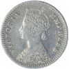 Image 2 : Silver Two Annas Coin of Victoria Empress of Bombay Mint of 1887.