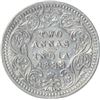 Image 1 : Silver Two Annas Coin of Victoria Empress of Calcutta M int of 1888.