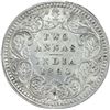Image 1 : Silver Two Annas Coin of Victoria Empress of Calcutta Mint of 1890.