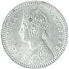 Image 2 : Silver Two Annas Coin of Victoria Empress of Calcutta Mint of 1892.