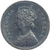 Image 2 : Silver Two Annas Coin of Victoria Empress of Calcutta Mint of 1897.