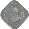 Image 2 : Copper Nickel Two Annas Coin of King George V of Calcutta Mint of 1918.