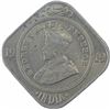 Image 2 : Copper Nickel Two Annas Coin of King George V of Calcutta Mint of 1919.