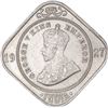 Image 2 : Copper Nickel Two Annas Coin of King George V of Calcutta Mint of 1927.