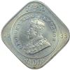 Image 2 : Copper Nickel Two Annas Coin of King George V of Calcutta Mint of 1933.