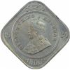 Image 2 : Copper Nickle Two Annas Coin of King George V of Calcutta Mint of 1934.