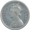 Image 2 : Silver One Quarter Rupee Coin of Victoria Queen of Bombay Mint of  1874.