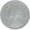Image 2 : Silver Quarter Rupee Coin of Victoria Empress of Calcutta Mint of 1883.