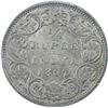 Image 1 : Silver Quarter Rupee Coin of Victoria Empress of Bombay Mint of 1897.