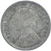 Image 2 : Silver Quarter Rupee Coin of Victoria Empress of Bombay Mint of 1897.