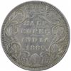 Image 1 : Silver Half Rupee Coin of Victoria Empress of Bombay Mint of 1889.