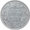 Image 1 : Silver Half Rupee Coin of Victoria Empress of Bombay Mint of 1893.