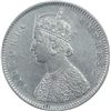 Image 2 : Silver Half Rupee Coin of Victoria Empress of Bombay Mint of 1893.