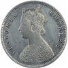 Image 2 : Silver Half Rupee Coin of Victoria Empress of Calcutta Mint of 1898.