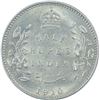 Image 1 : Silver Half Rupee Coin of King Edward VII of Calcutta Mint of 1910.