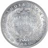 Image 2 : Silver One Rupee Coin of Victoria Queen of Bombay Mint of 1840.