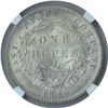 Image 2 : Silver One Rupee Coin of Victoria Queen of Calcutta and Bombay Mint of 1840.