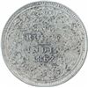 Image 1 : Rare Silver One Rupee Coin of Victoria Queen of L C Wyon Design of 1862.