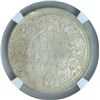 Image 1 : Silver One Rupee Coin of Victoria Empress of Bombay Mint of 1877.