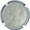 Image 2 : Silver One Rupee Coin of Victoria Empress of Bombay Mint of 1879.